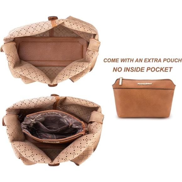 Hobo Bags for Women Slouchy Shoulder Purses and Handbags - Picture 6 of 6